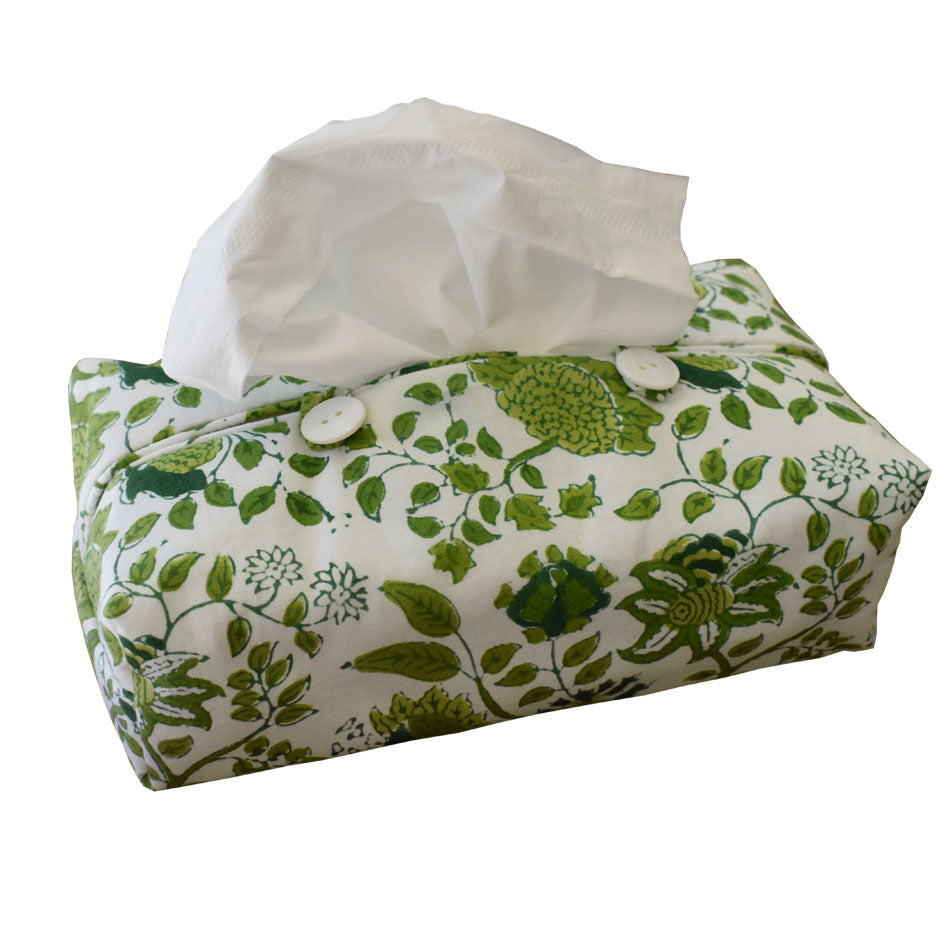 Fabric Tissue Box Cover - GN Jal