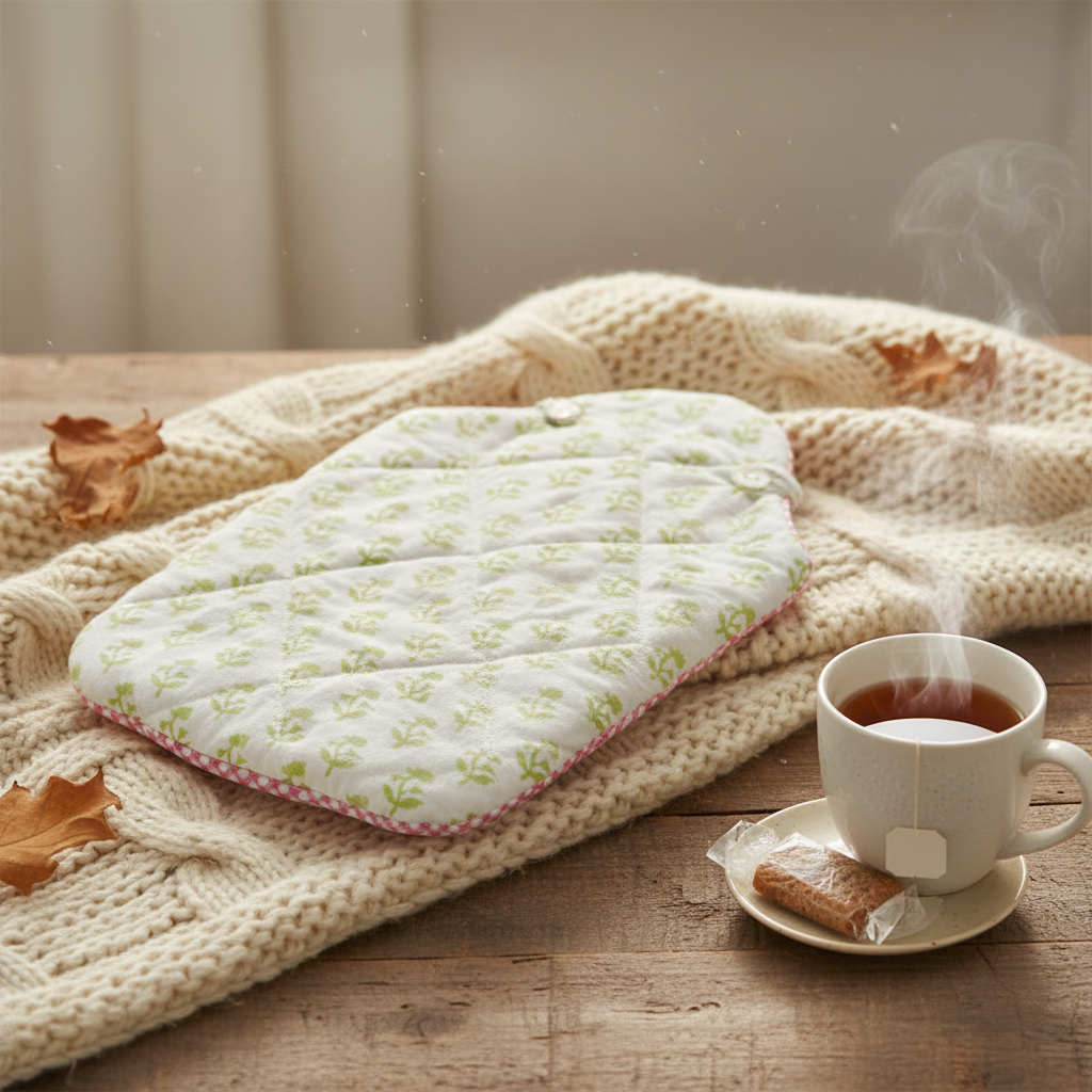 Hot Water Bottle Cover - Small Tree