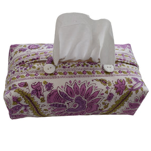 Fabric Tissue Box Cover - Indian Summer