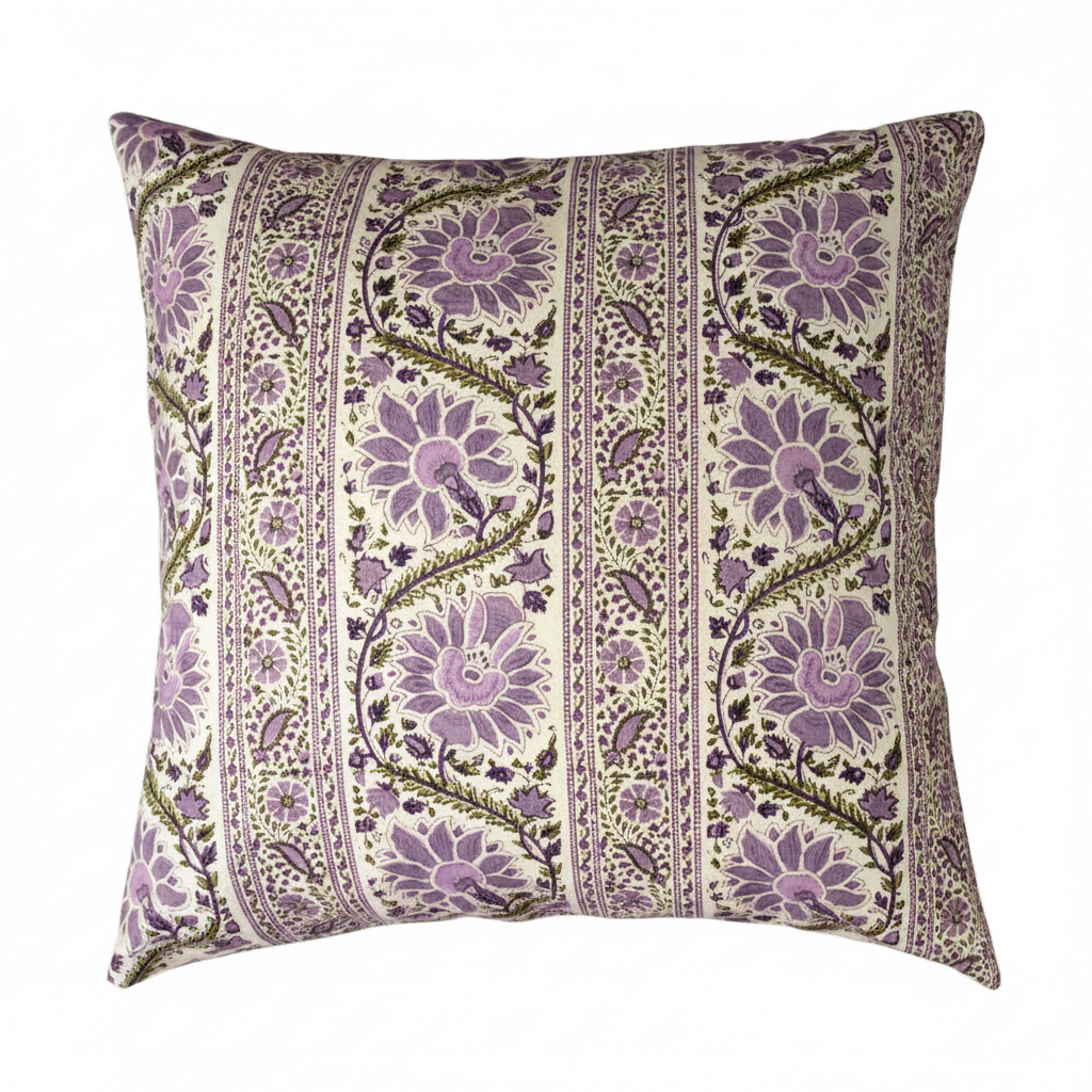 Indian Summer Border Cushion Cover  55 x 55cm