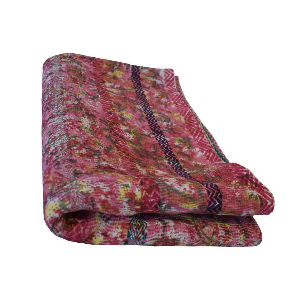 Kantha Fuchsia - 130x190cm