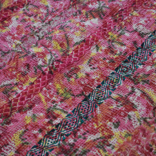 Kantha Fuchsia - 130x190cm