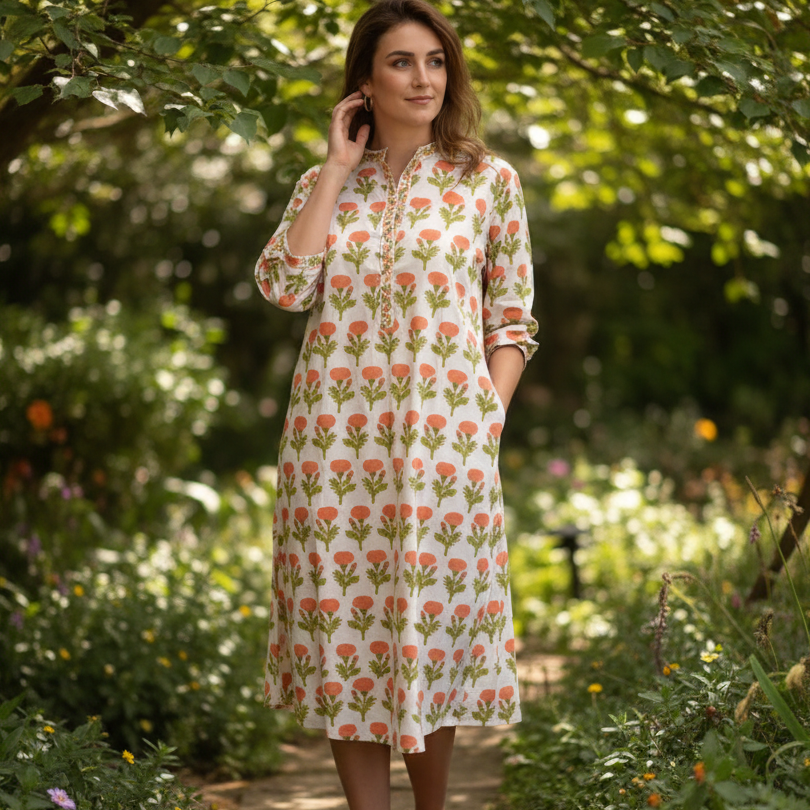 Kurta Dress  - Marigold