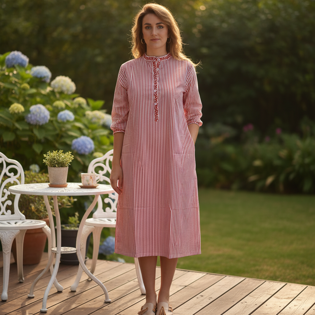 Kurta Dress - Stripe