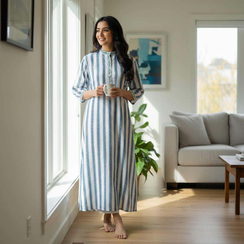 Kurta Dress-New Stripe