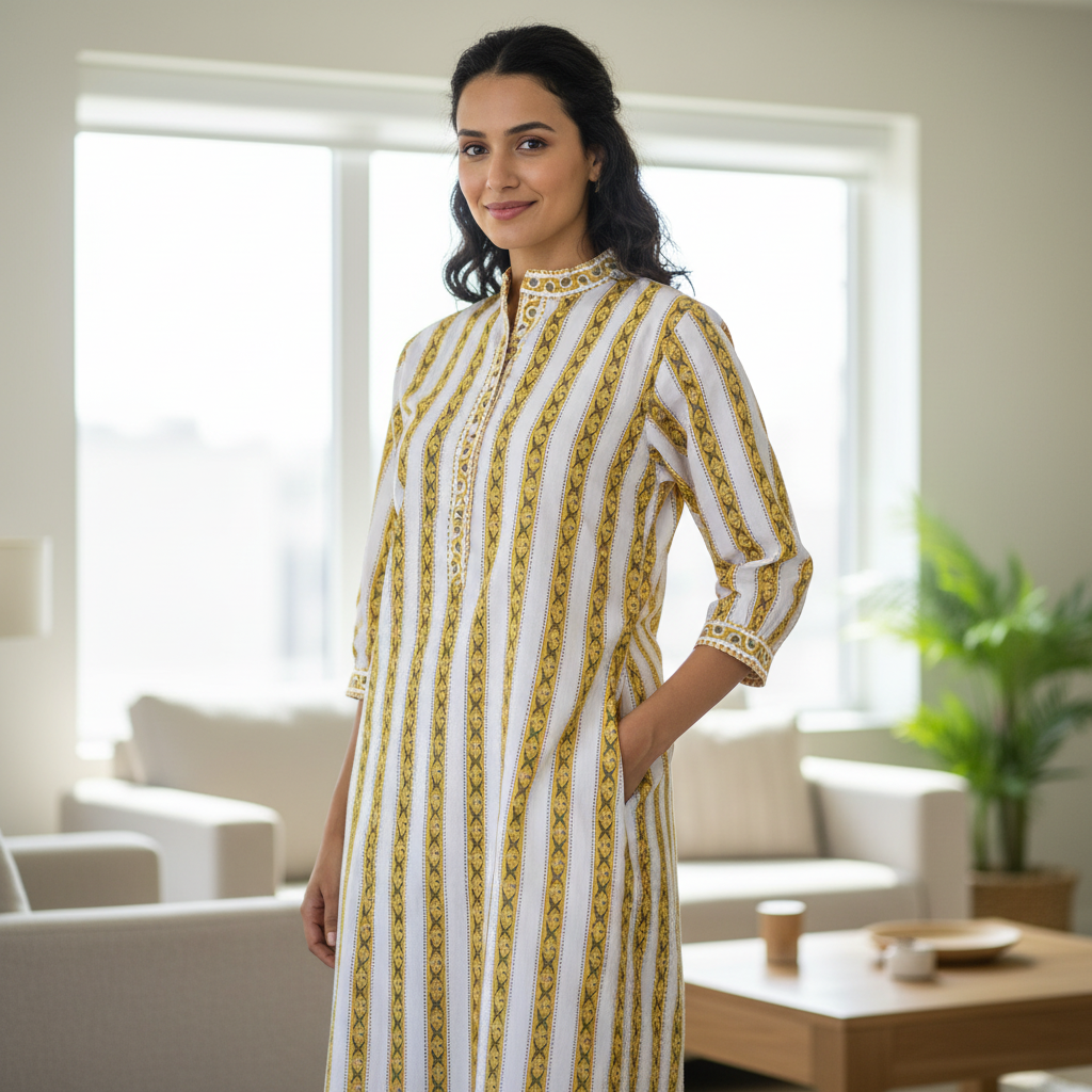 Kurta Dress-New Stripe