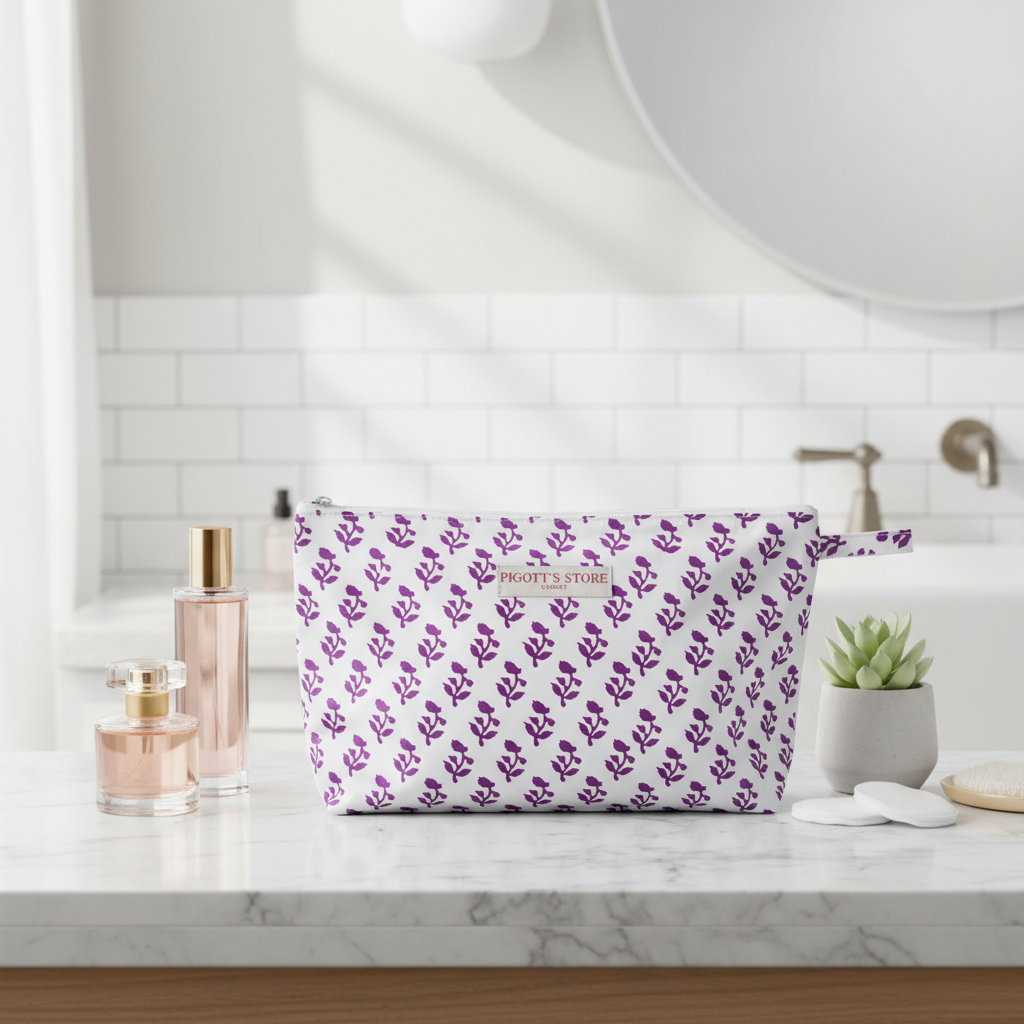 Large Wash Bag Small Tree