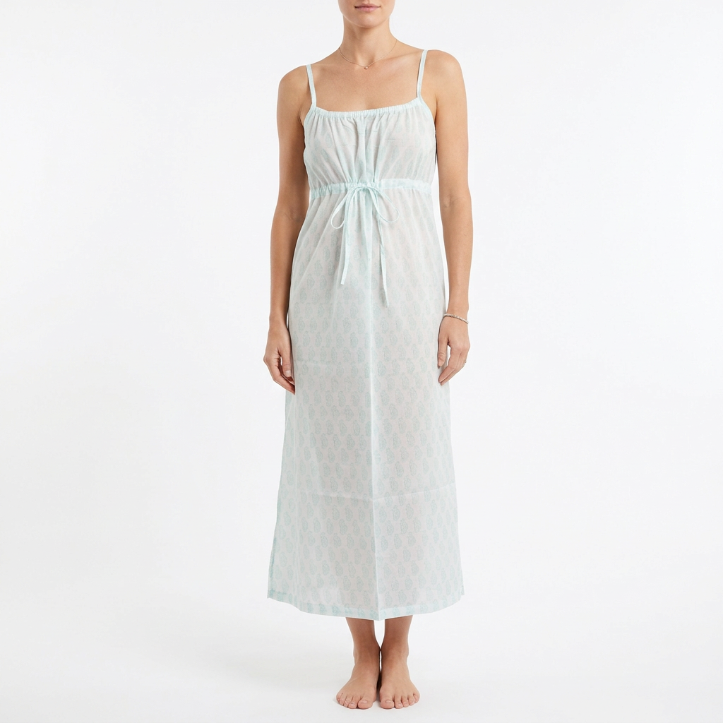 Night Dress Long - Paisley