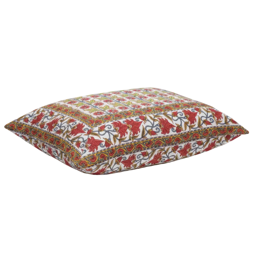 Pillow Case - Block Print- Mabel