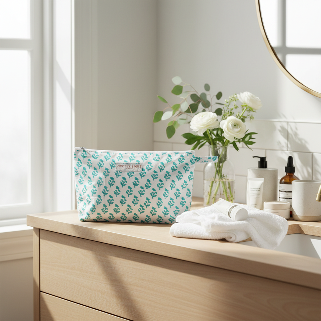Medium Wash Bag - Small Tree