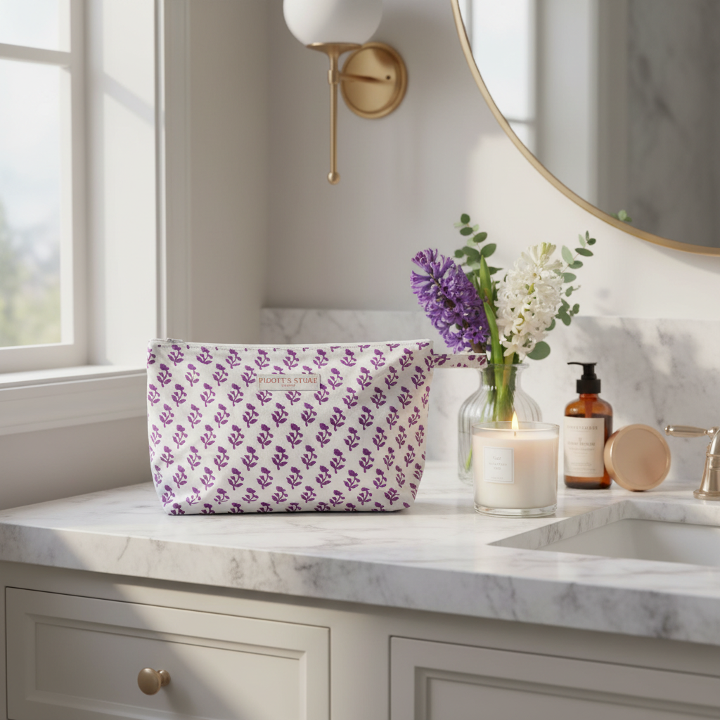 Medium Wash Bag - Small Tree