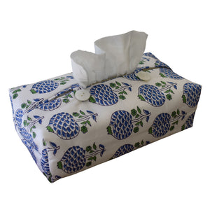 Fabric Tissue Box Cover - Moghul Rose