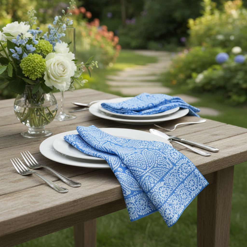 Napkins - Square Flower