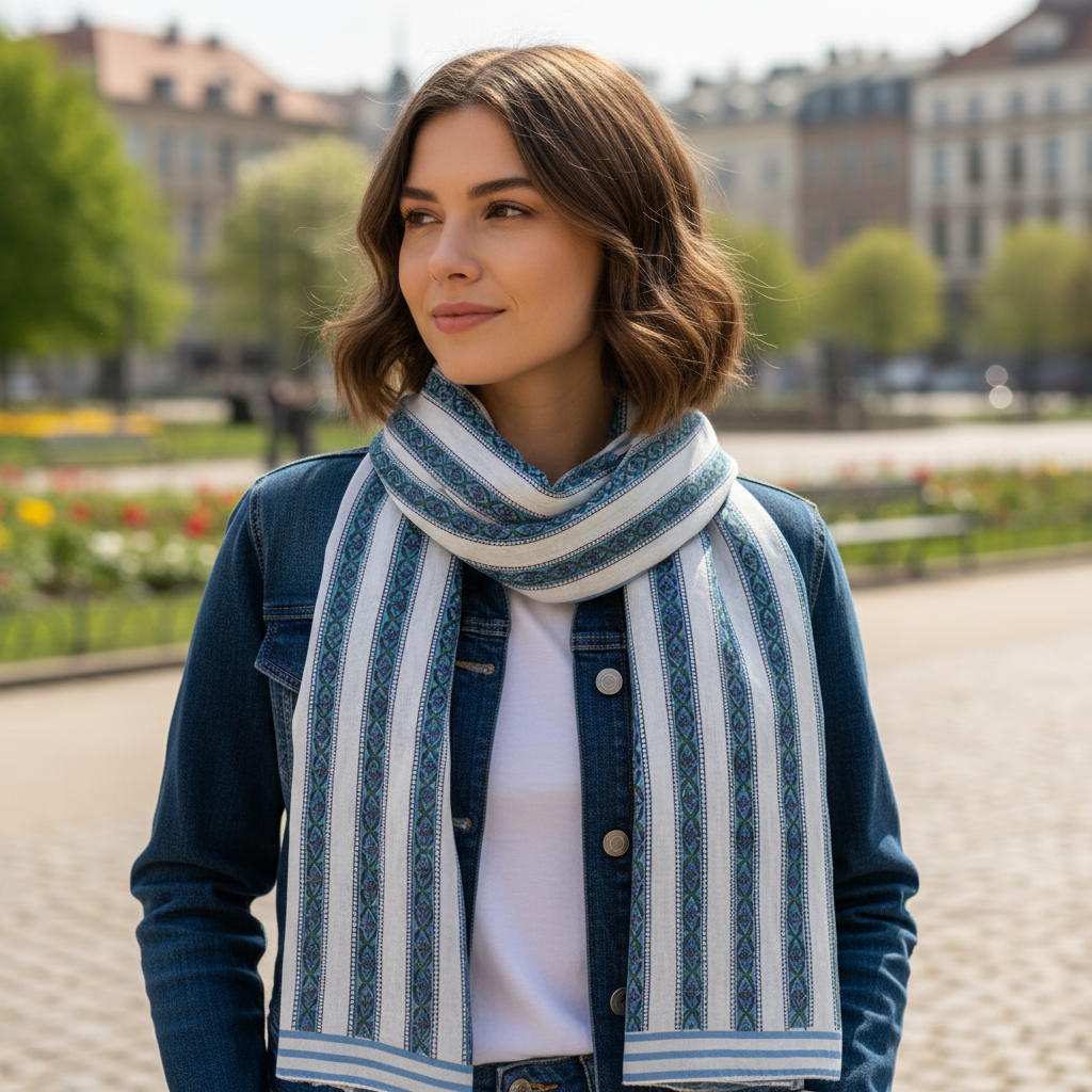 New Stripe Scarf 20x60"