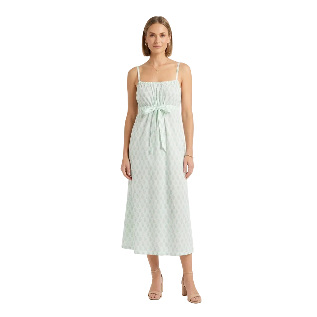 Night Dress Long - Paisley