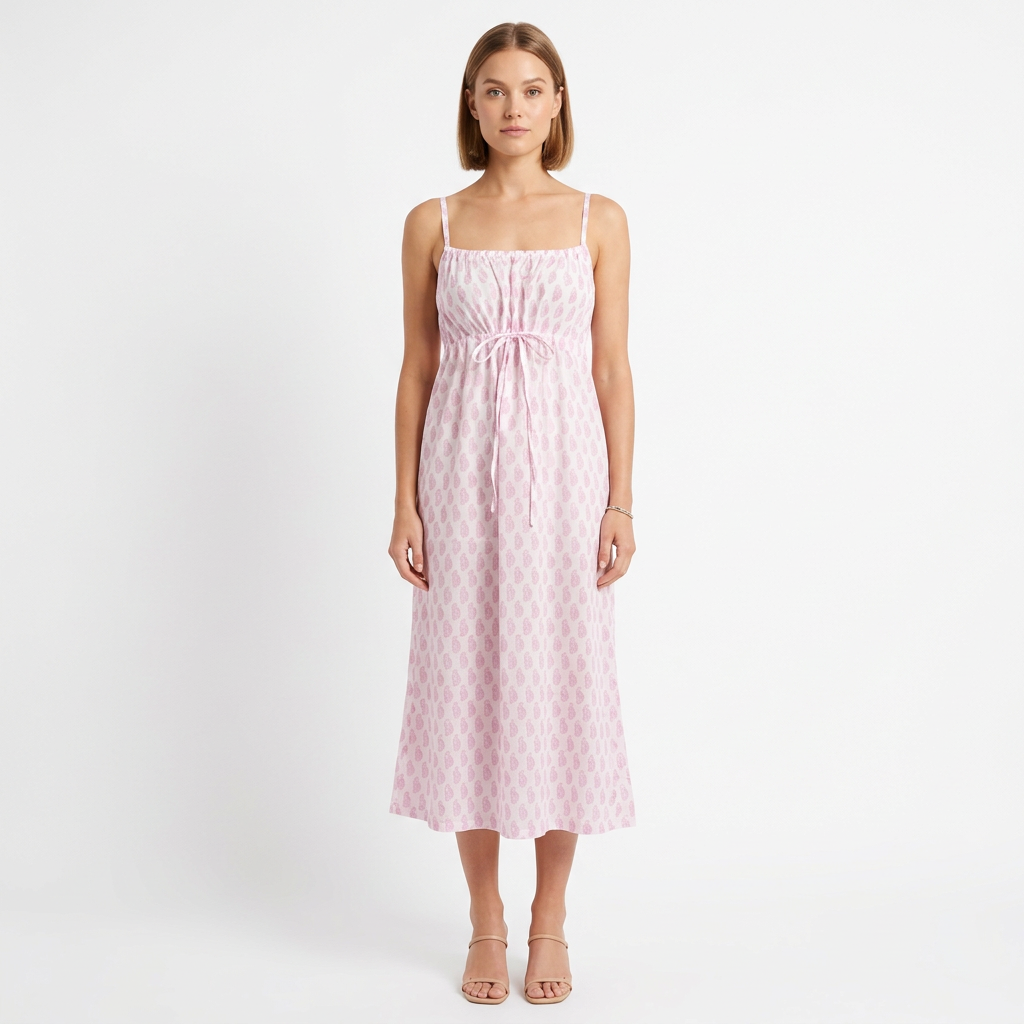 Night Dress Long - Paisley