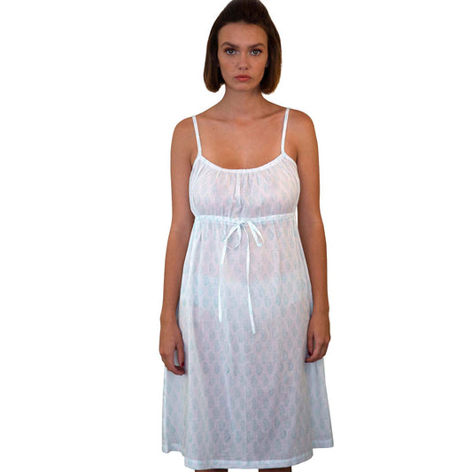 Night Dress Short - Paisley