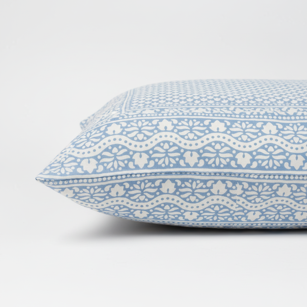 Pillow Case - Block Printed - Chicken Feet
