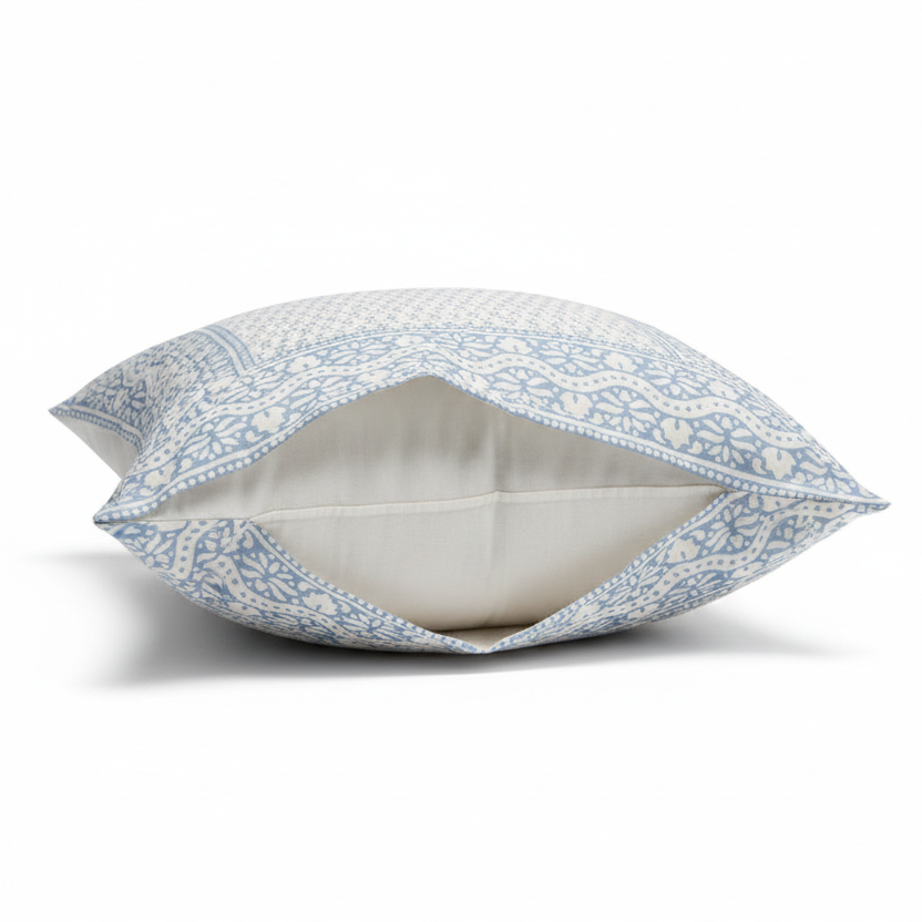 Pillow Case - Block Printed - Chicken Feet