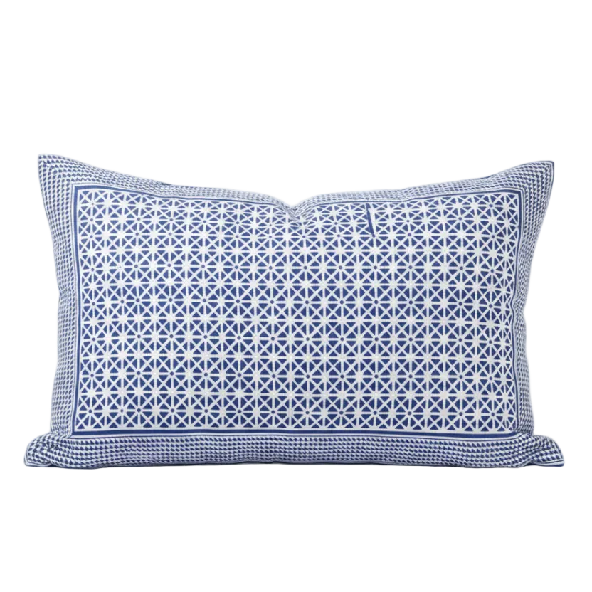 Pillow Case - Block Printed - Sunflower