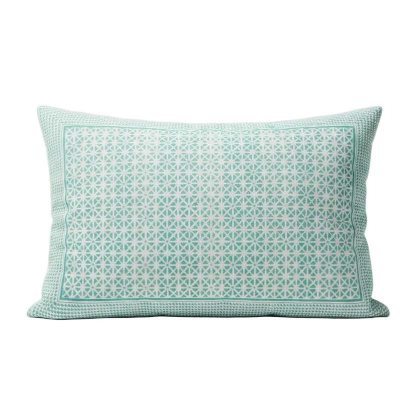 Pillow Case - Block Printed - Sunflower
