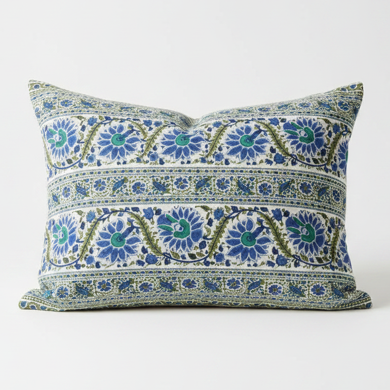 Pillow Case - Block Printed - Indian Summer