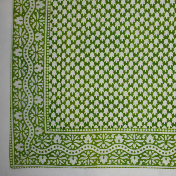 Pillow Case - Block Printed - Chicken Feet