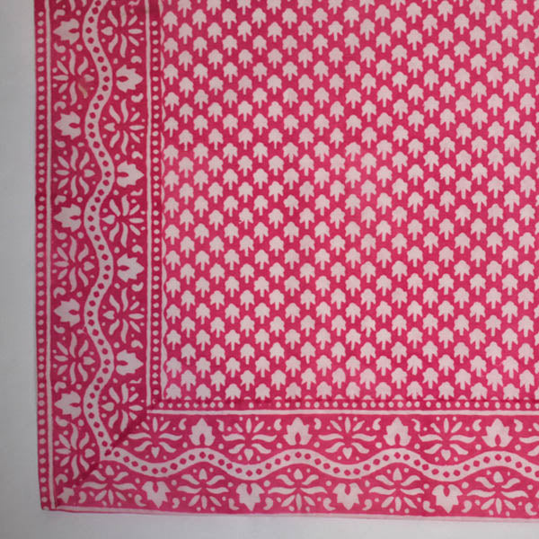 Pillow Case - Block Printed - Chicken Feet