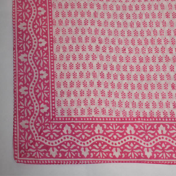 Pillow Case - Block Printed - Chicken Feet