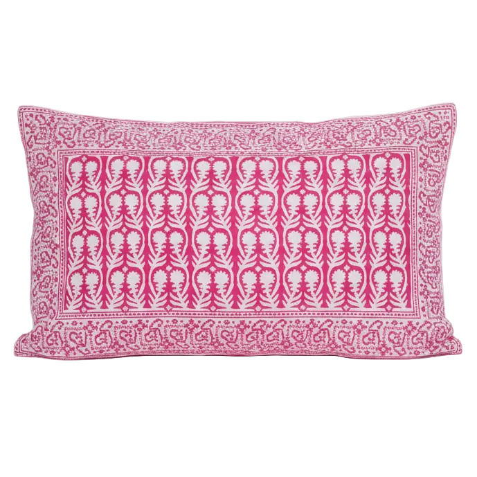 Pillow Case - Block Printed - Sally