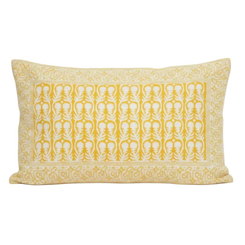 Pillow Case - Block Printed - Sally