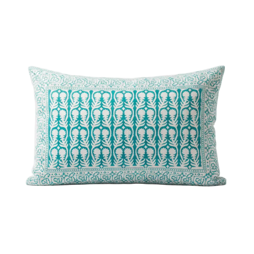 Pillow Case - Block Printed - Sally