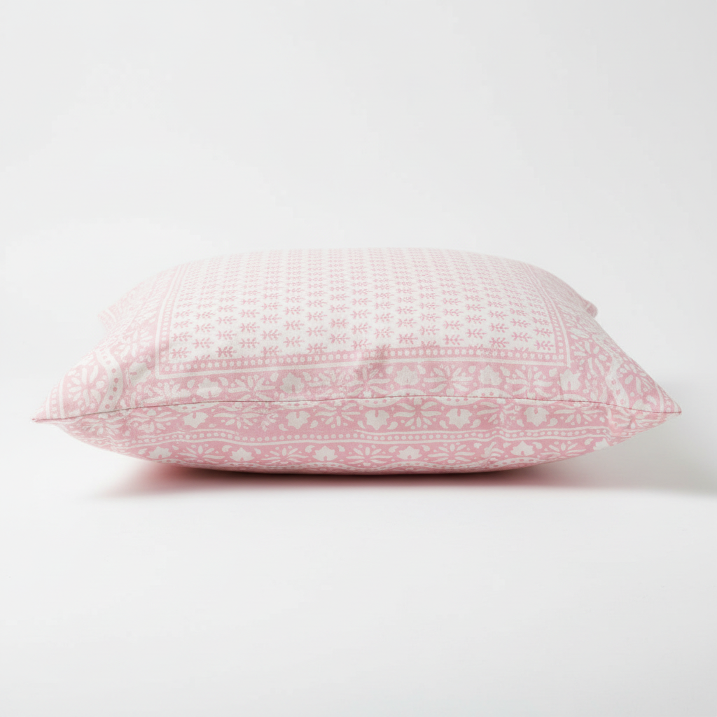 Pillow Case - Block Printed - Chicken Feet