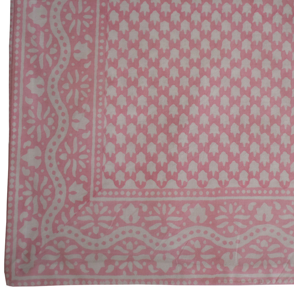 Pillow Case - Block Printed - Chicken Feet