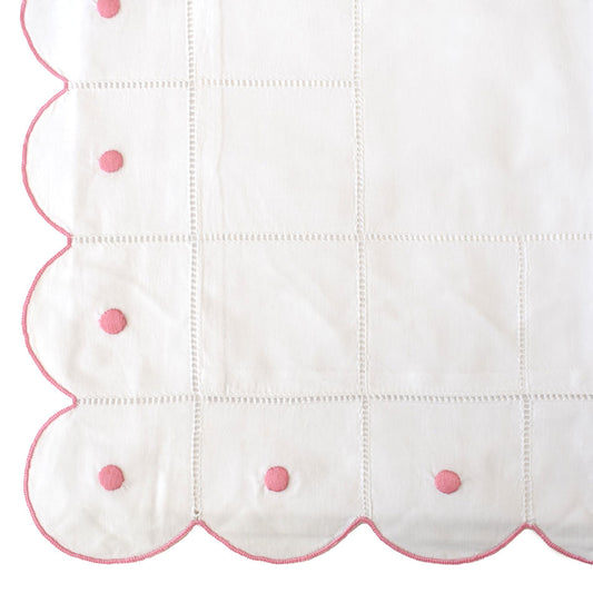 Pillowcase Scallop Dot