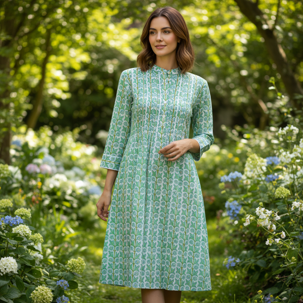 Pintucked Dress Mabel