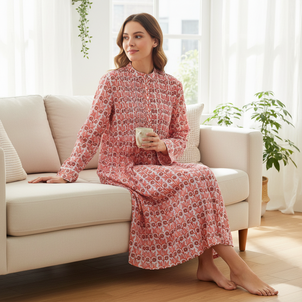 Pintucked Dress Mabel