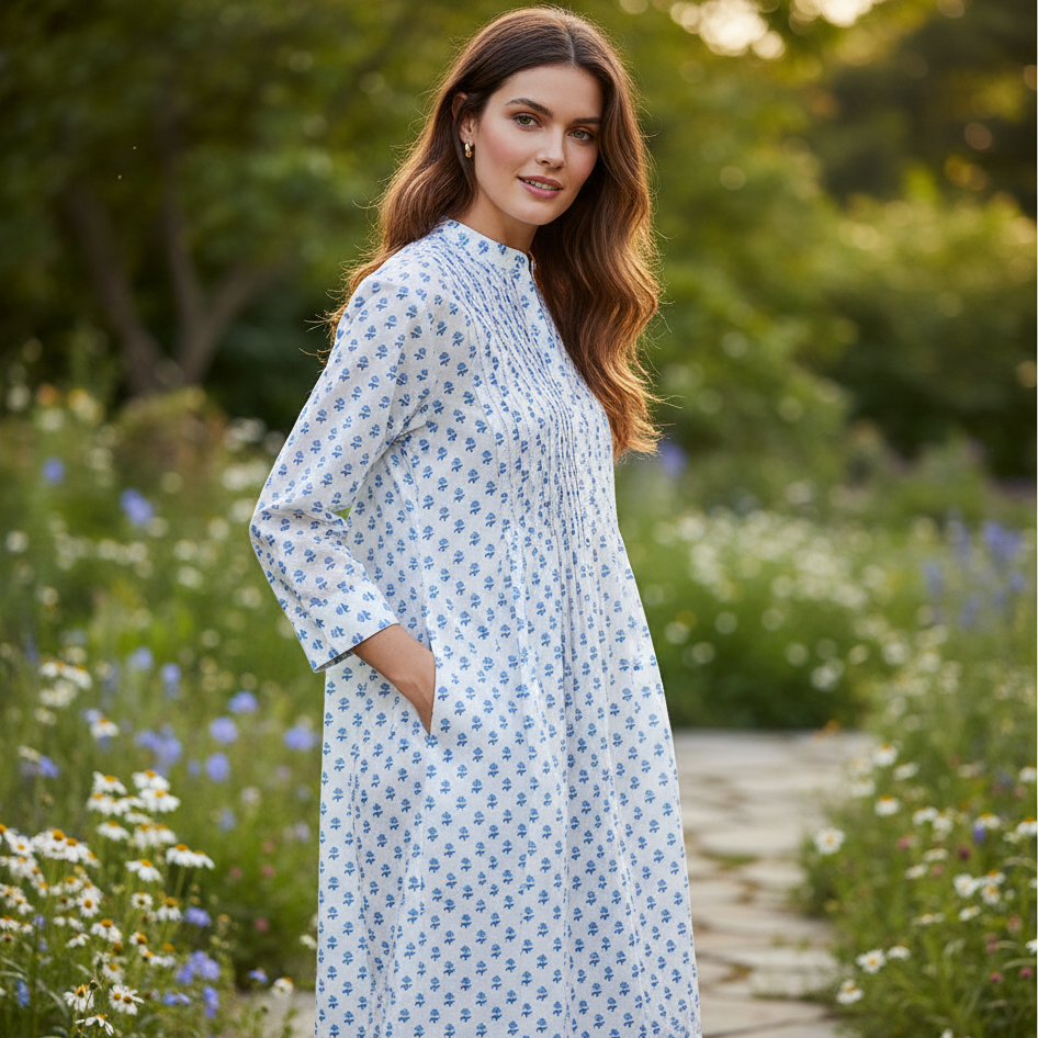 Pintucked Dress Small Buti