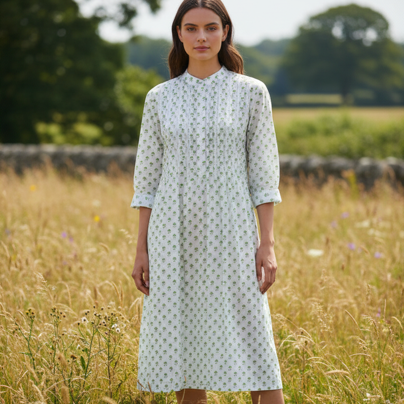 Pintucked Dress Small Buti