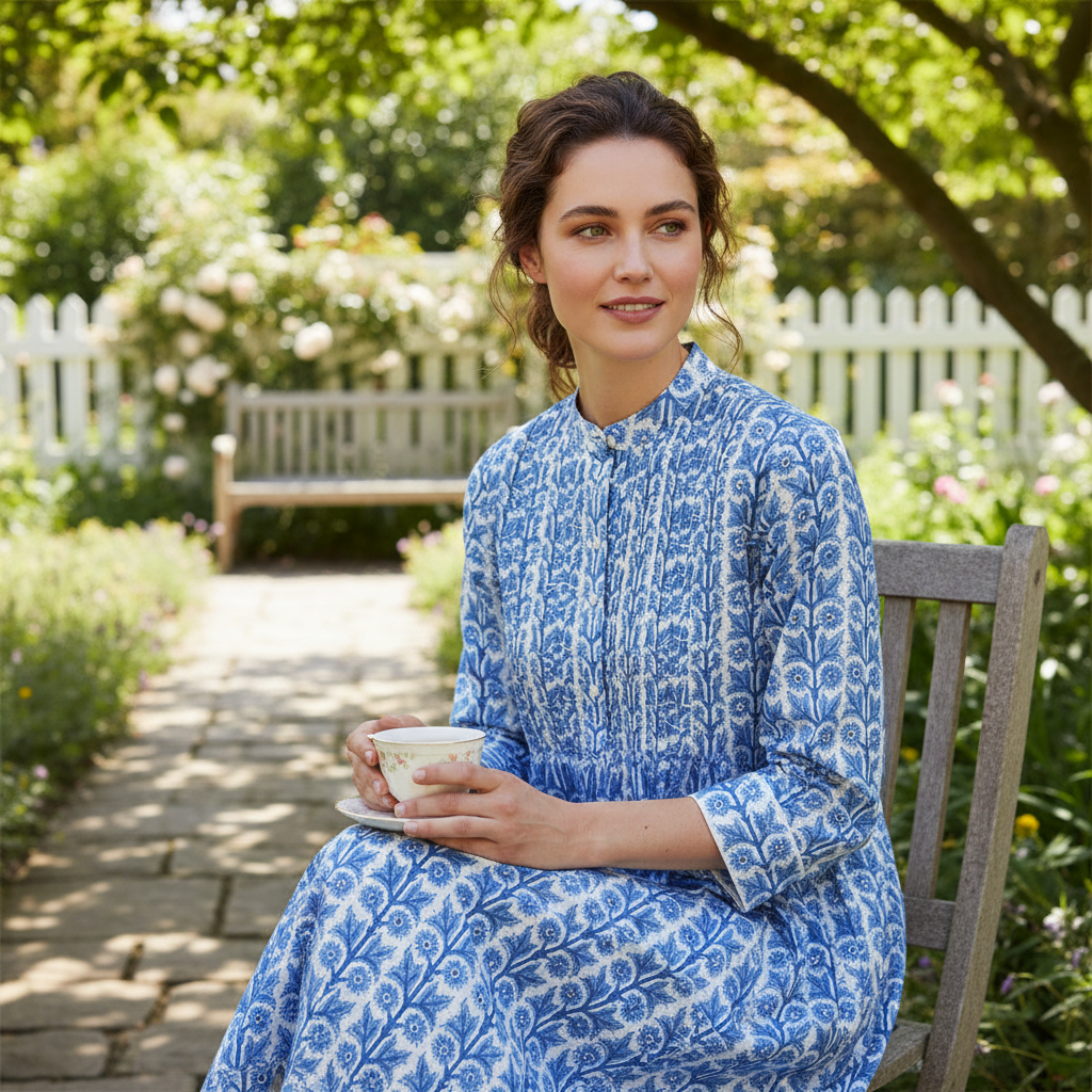 Pintucked Dress Mabel