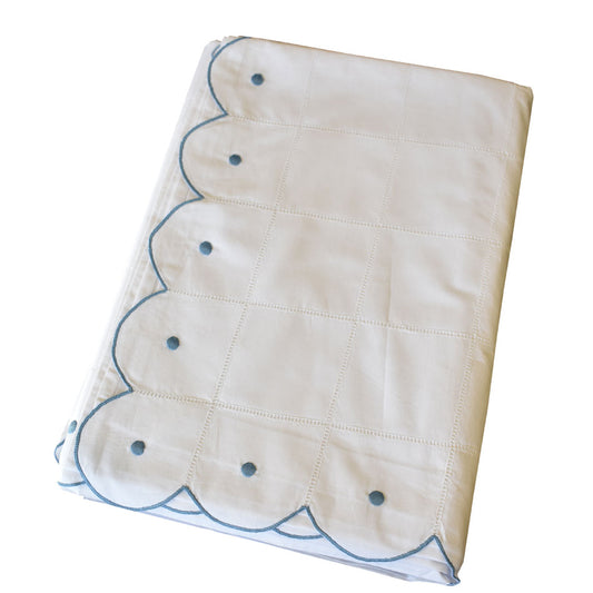 Queen Bed Sheet Set Scallop - Dot
