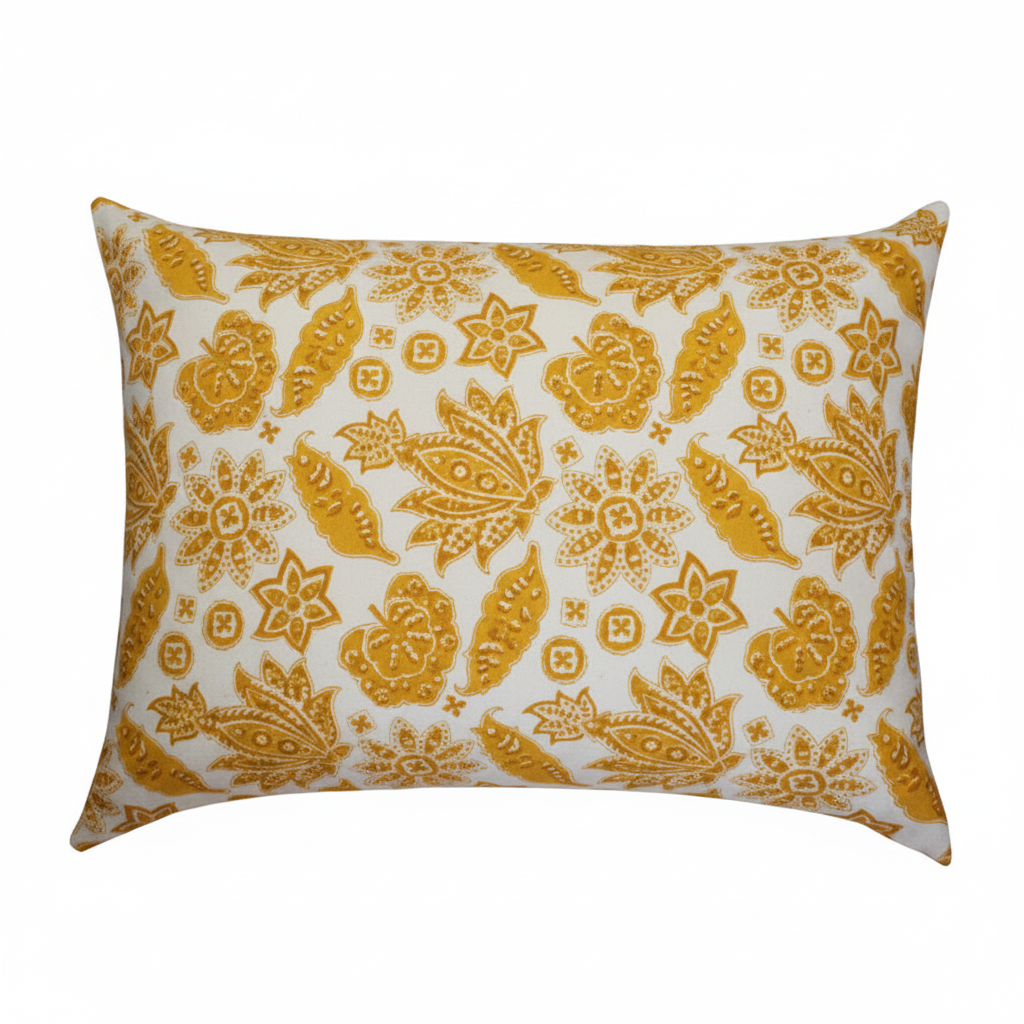 Cushion Cover  Block Print  Large Rect. 60x45