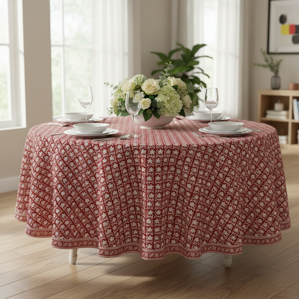 Tablecloth - Round - Clover