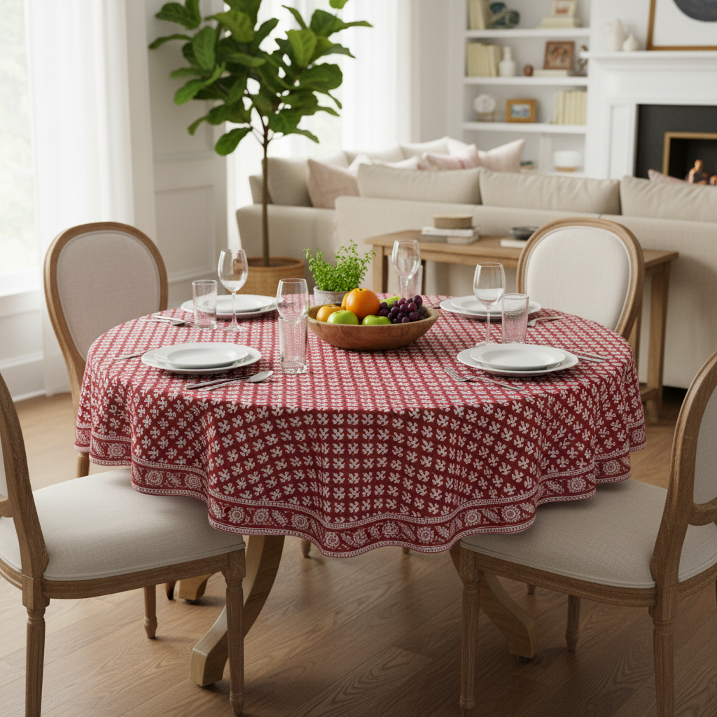 Tablecloth - Round - Fern