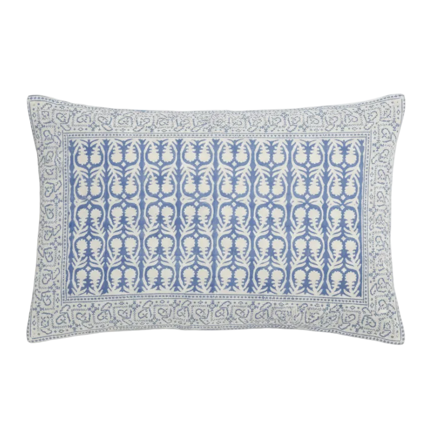 Pillow Case - Block Printed - Sally
