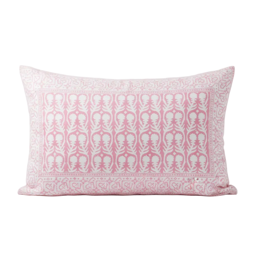 Pillow Case - Block Printed - Sally