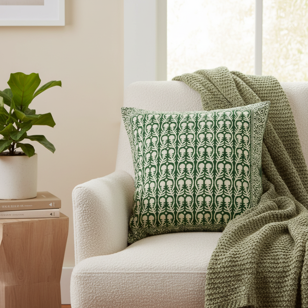 Sally Border Cushion Cover 55 x 55cm