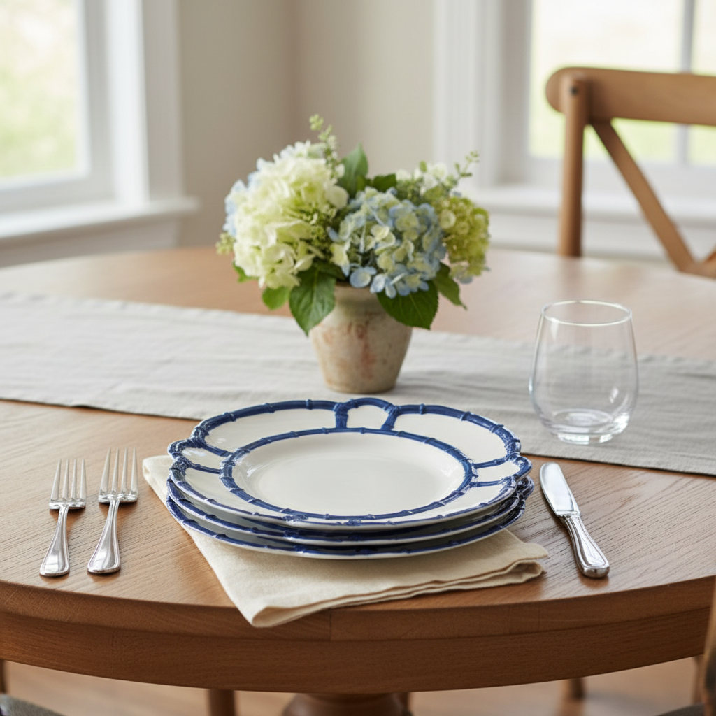 Set/4 Bamboo Dinner Plate