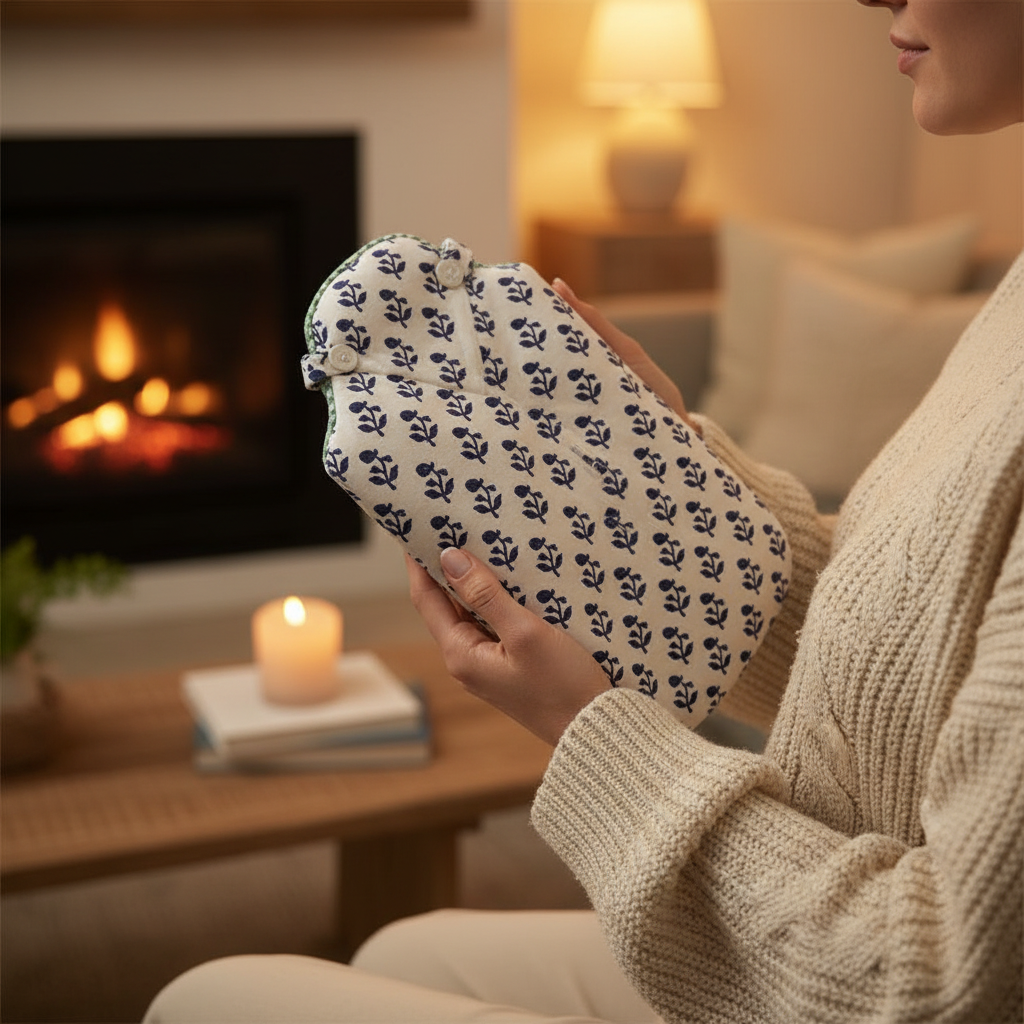 Hot Water Bottle Cover - Small Tree