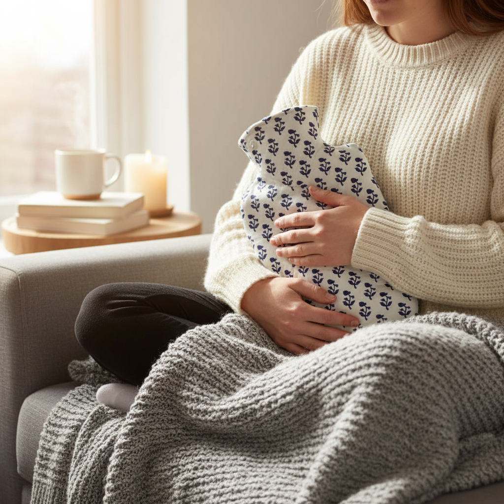 Hot Water Bottle Cover - Small Tree